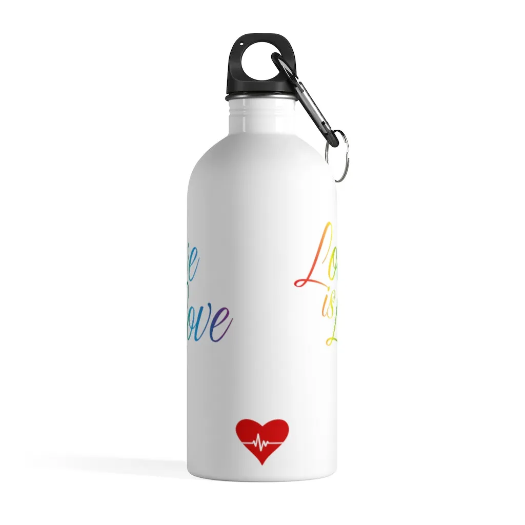 Love Stainless Steel Water Bottle