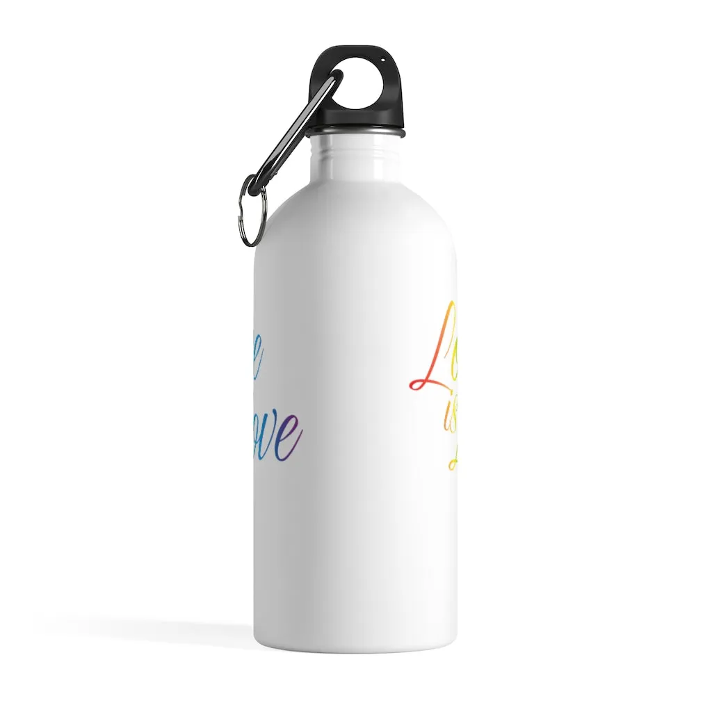 Love Stainless Steel Water Bottle