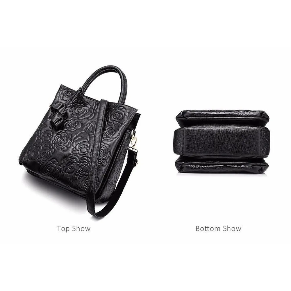 <bold>Bucket / Tote Bag <br>Genuine-Leather