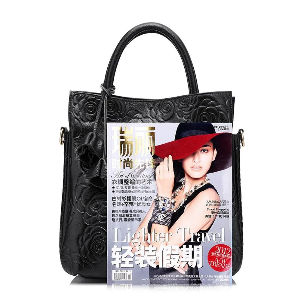 <bold>Bucket / Tote Bag <br>Genuine-Leather