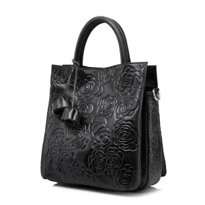 <bold>Bucket / Tote Bag <br>Genuine-Leather