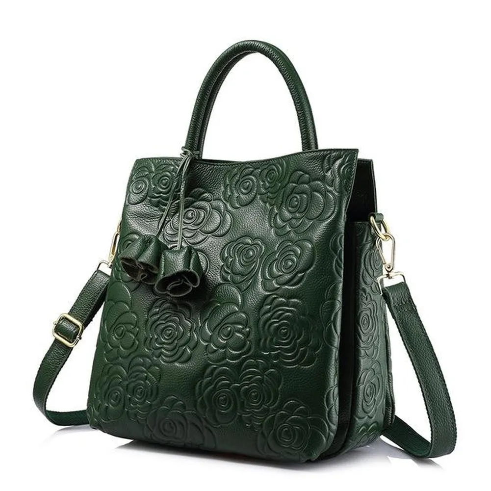 <bold>Bucket / Tote Bag <br>Genuine-Leather