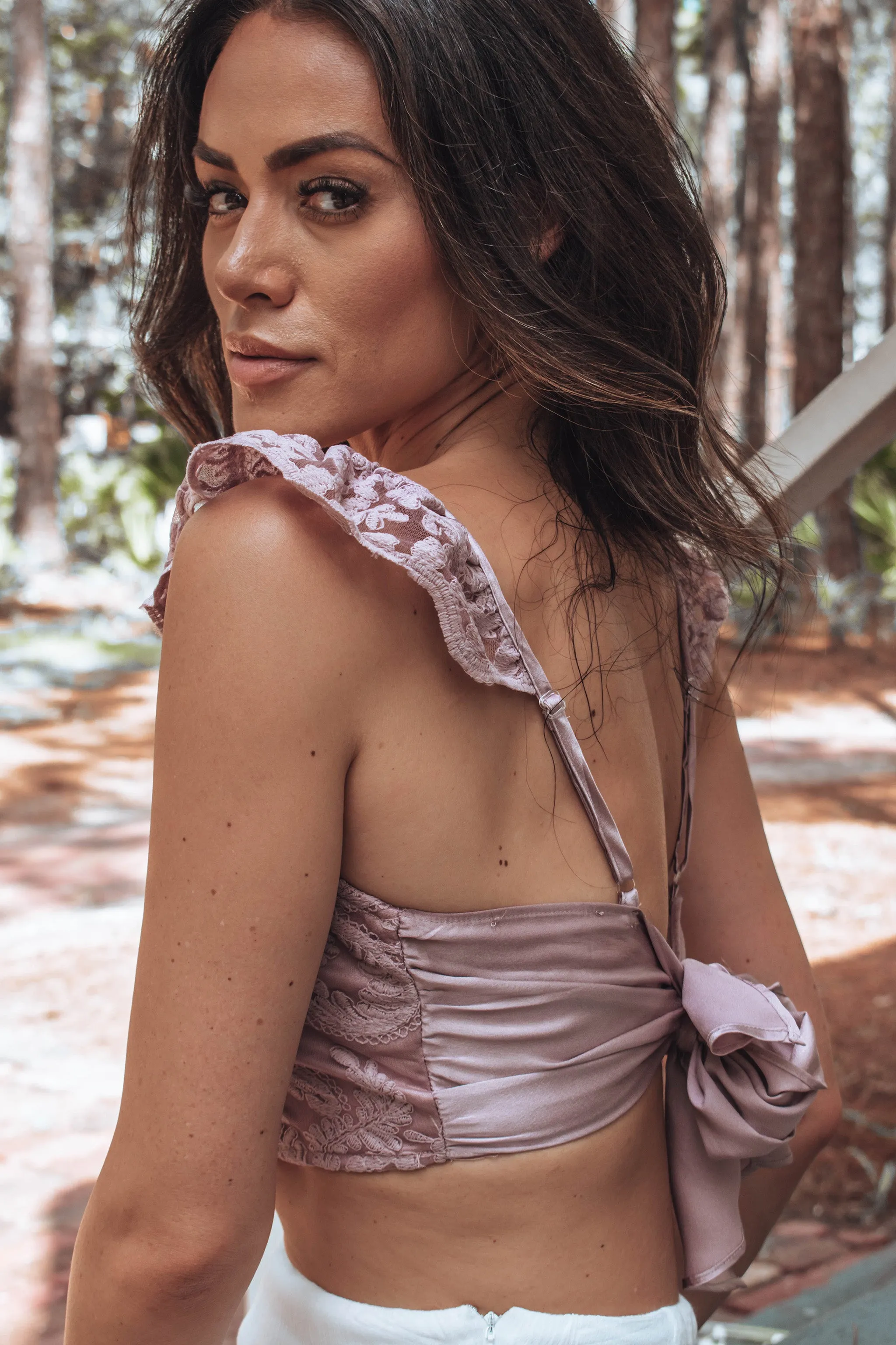 Lynn Lace Crop Top