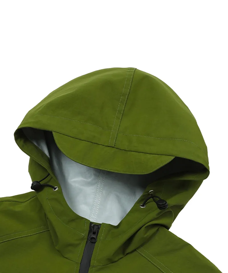 MACKY Golf: Fluffy Pancho Raincoat - Khaki