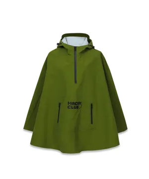 MACKY Golf: Fluffy Pancho Raincoat - Khaki