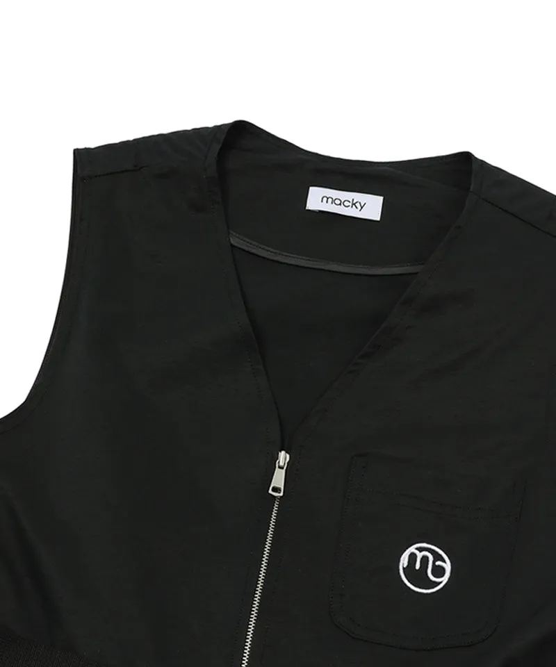 MACKY Golf: Hole-In-V-Belt Mini Dress - Black