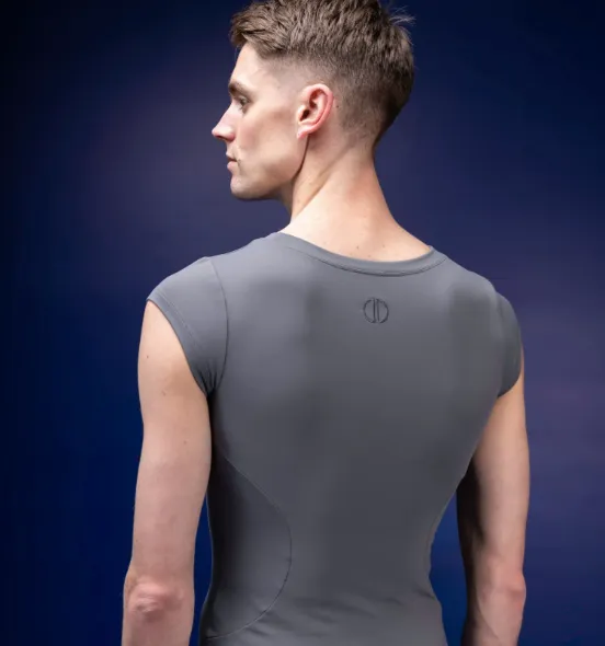 Mcrae Deep Grey Tee - By Dean