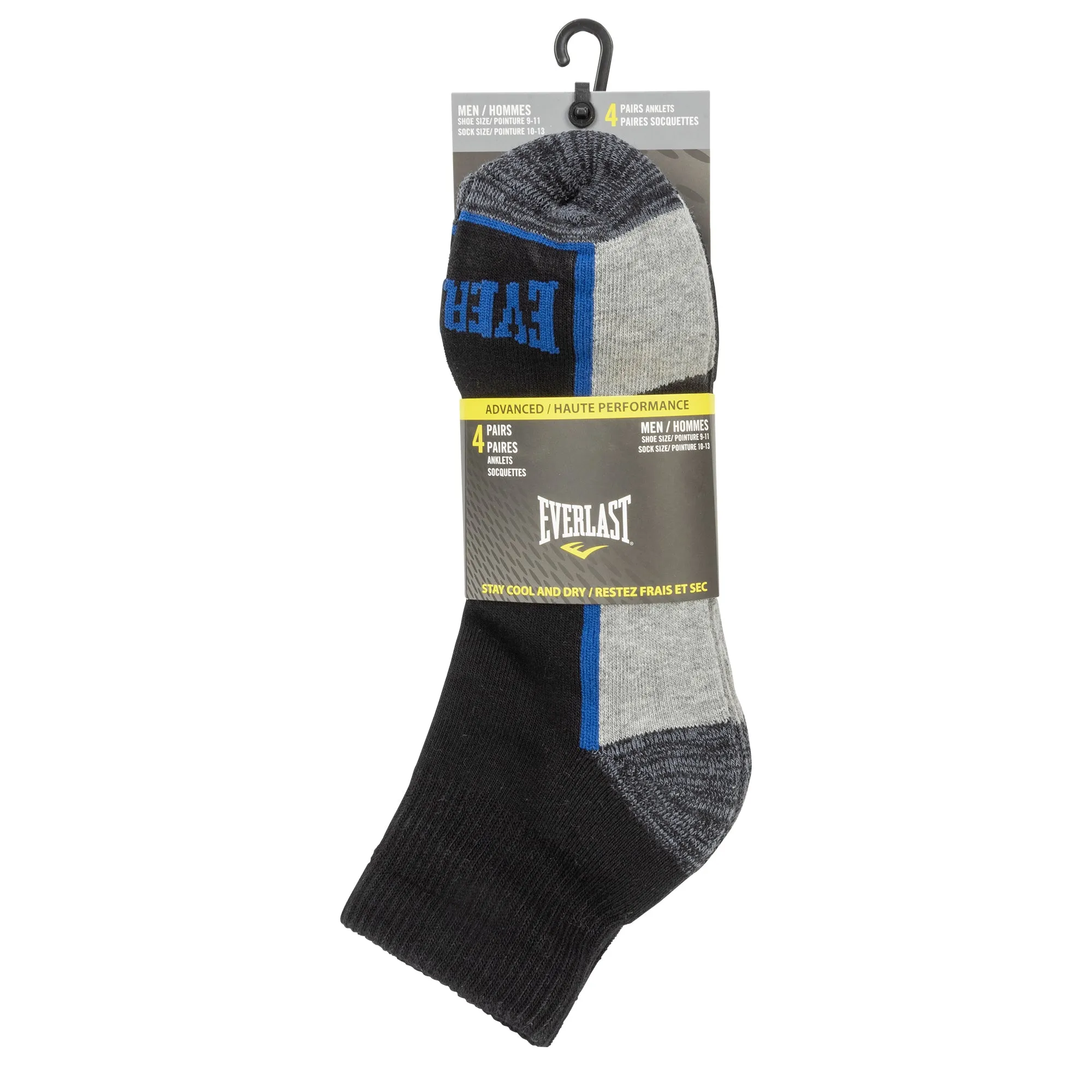 Men's Anklet Socks - 4 Pack