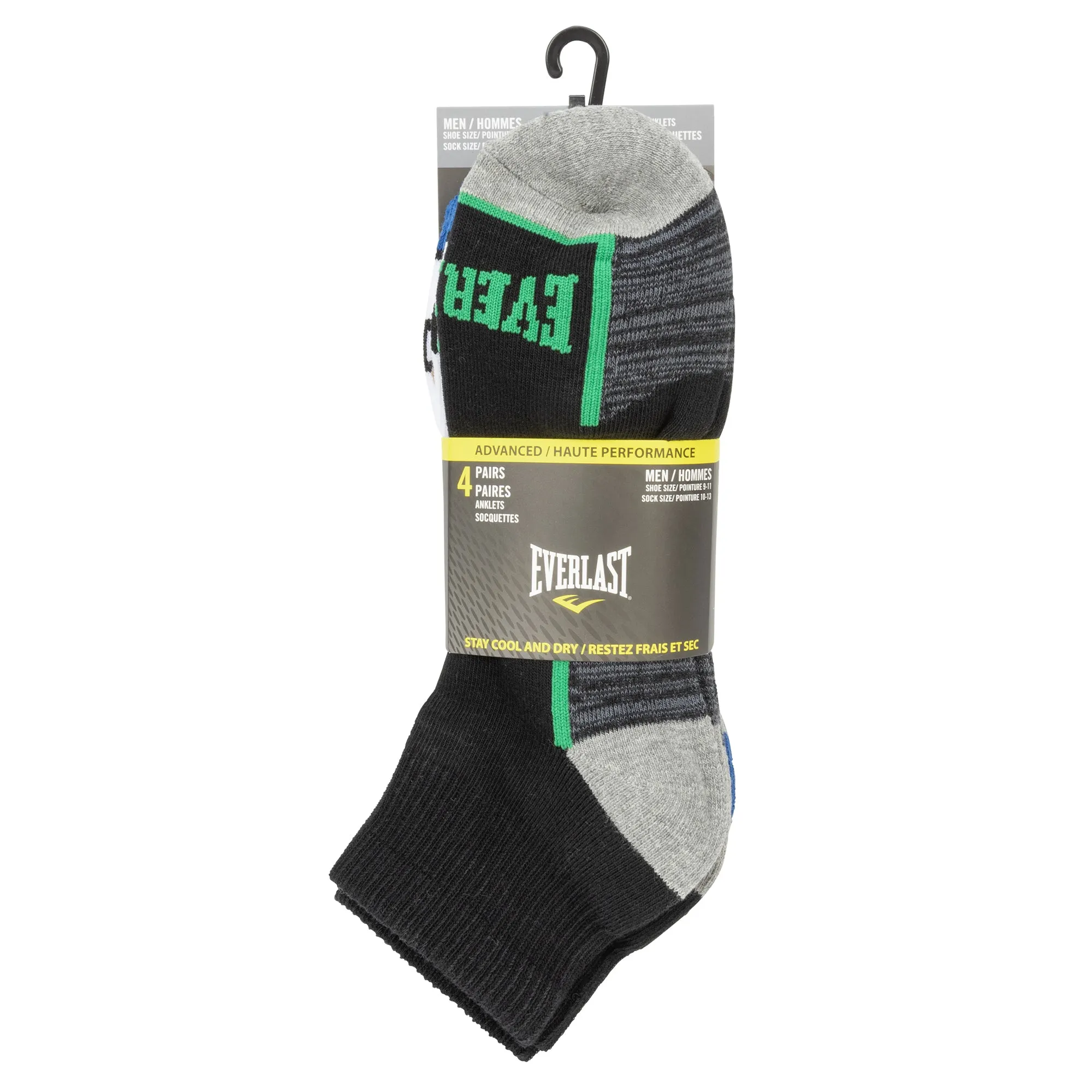 Men's Anklet Socks - 4 Pack