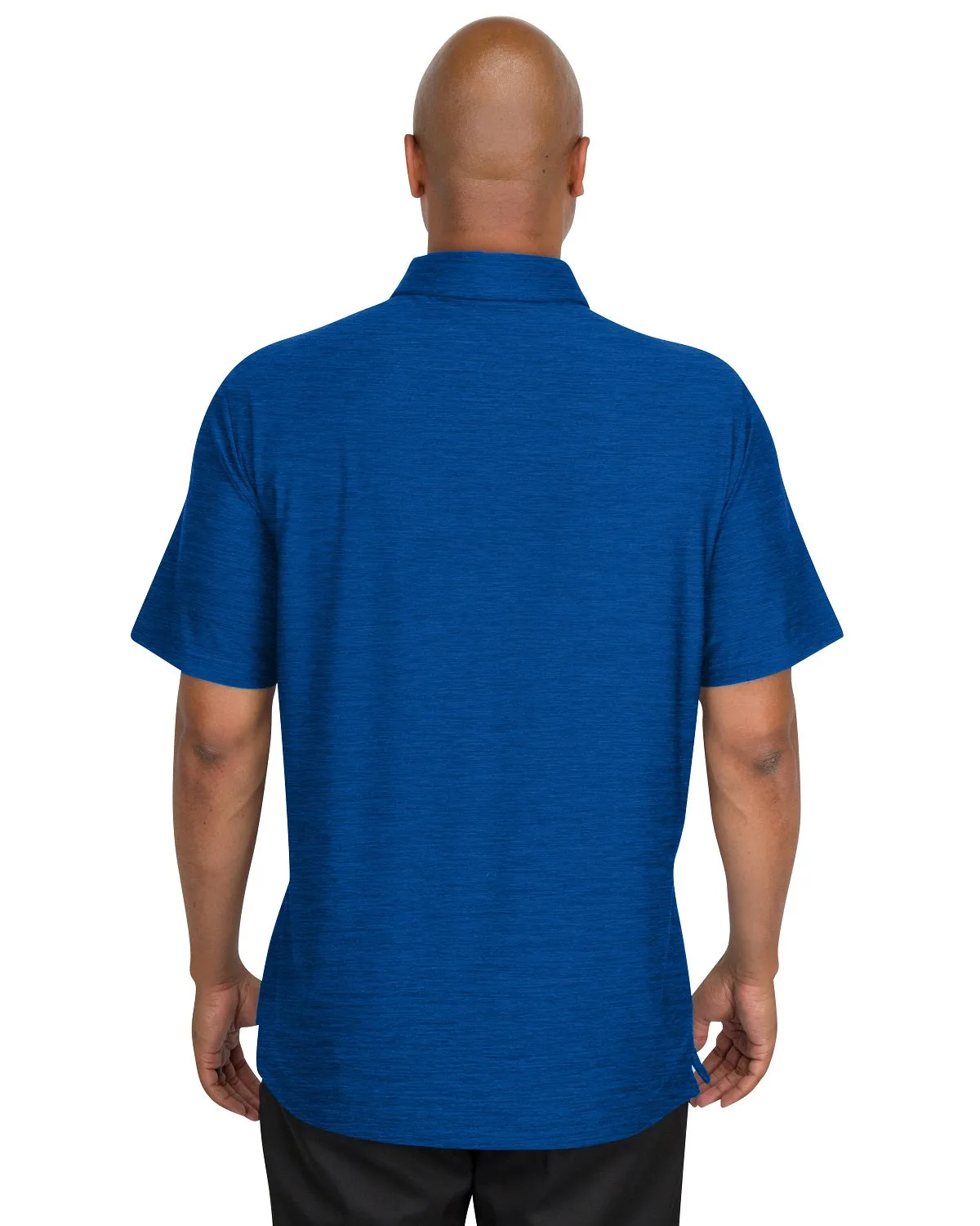 Men’s Big & Tall Heathered Golf Polo Shirt