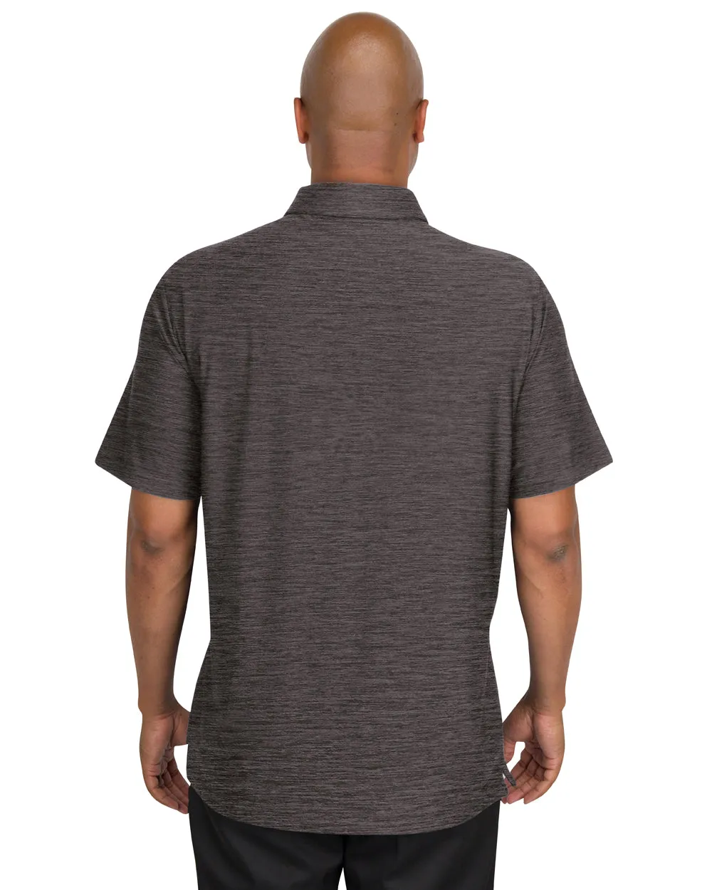 Men’s Big & Tall Heathered Golf Polo Shirt
