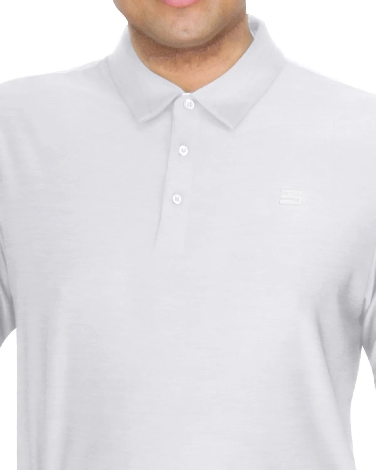 Men’s Big & Tall Heathered Golf Polo Shirt