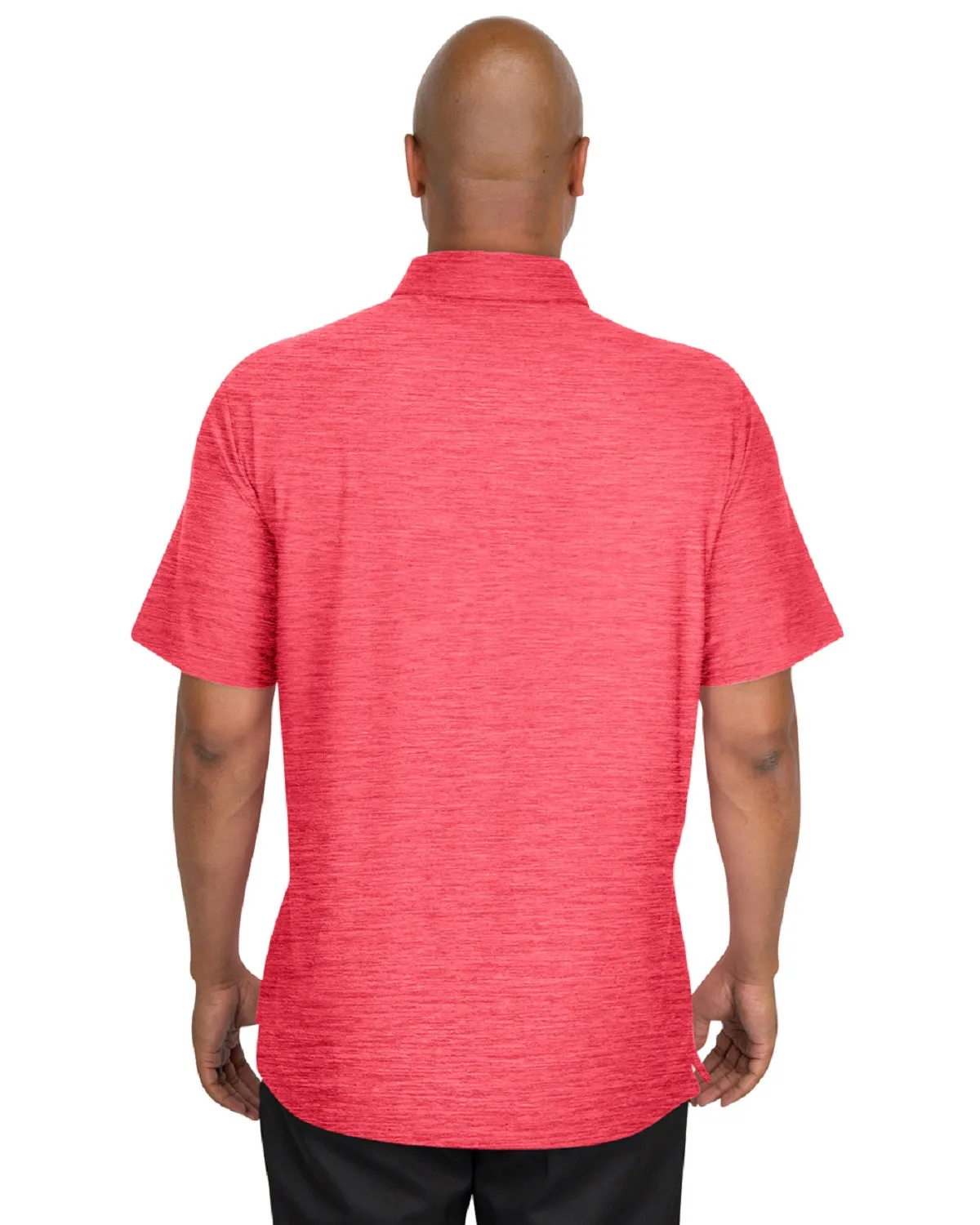 Men’s Big & Tall Heathered Golf Polo Shirt