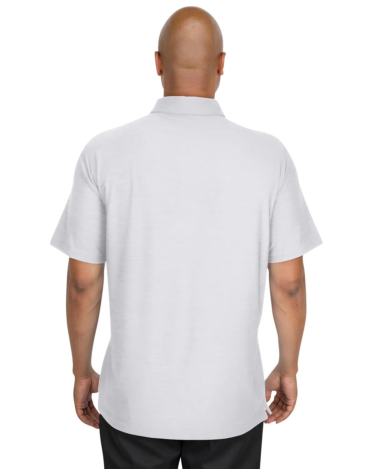 Men’s Big & Tall Heathered Golf Polo Shirt