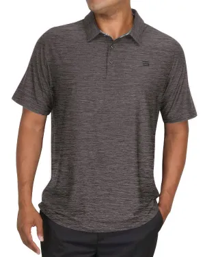 Men’s Big & Tall Heathered Golf Polo Shirt