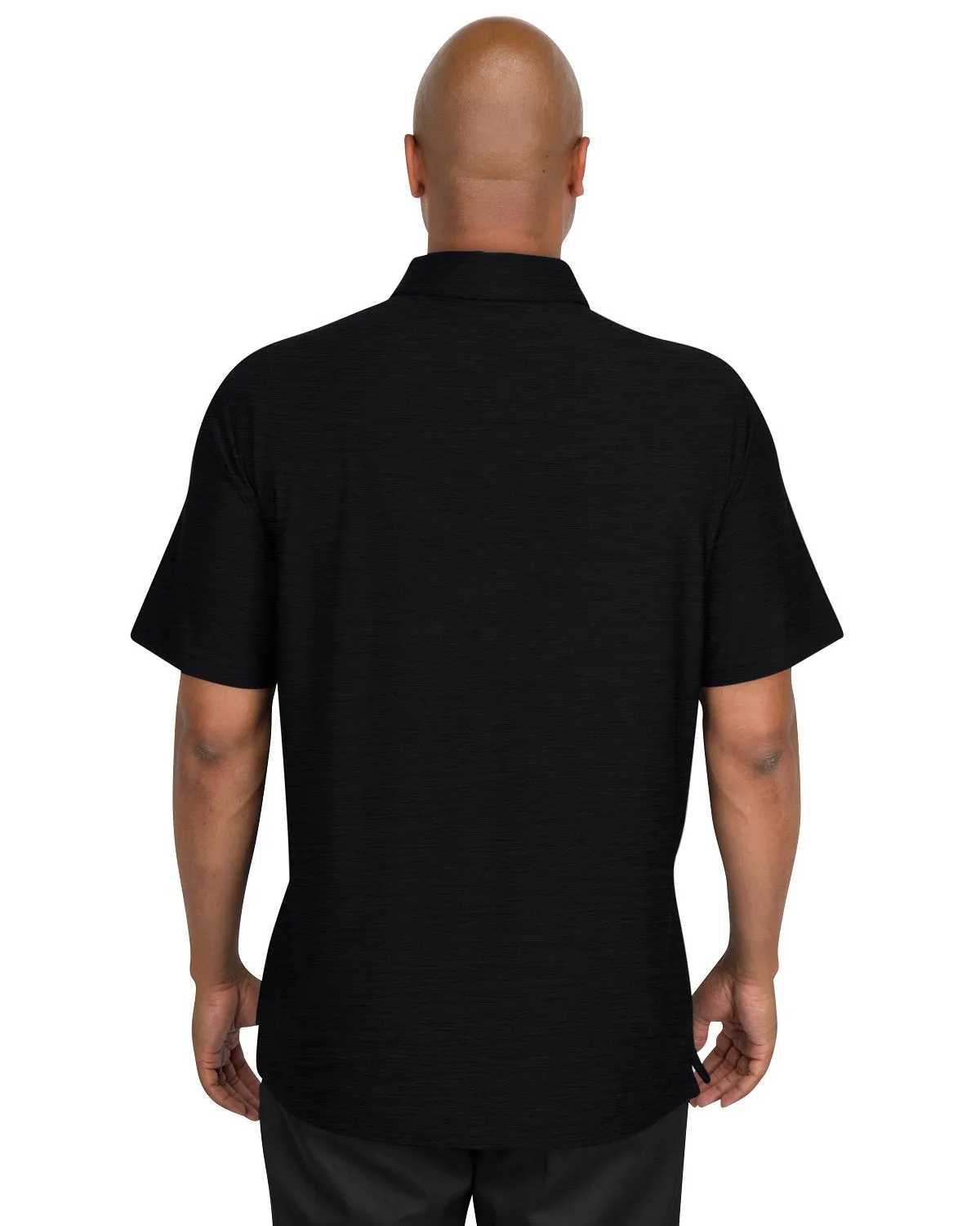 Men’s Big & Tall Heathered Golf Polo Shirt