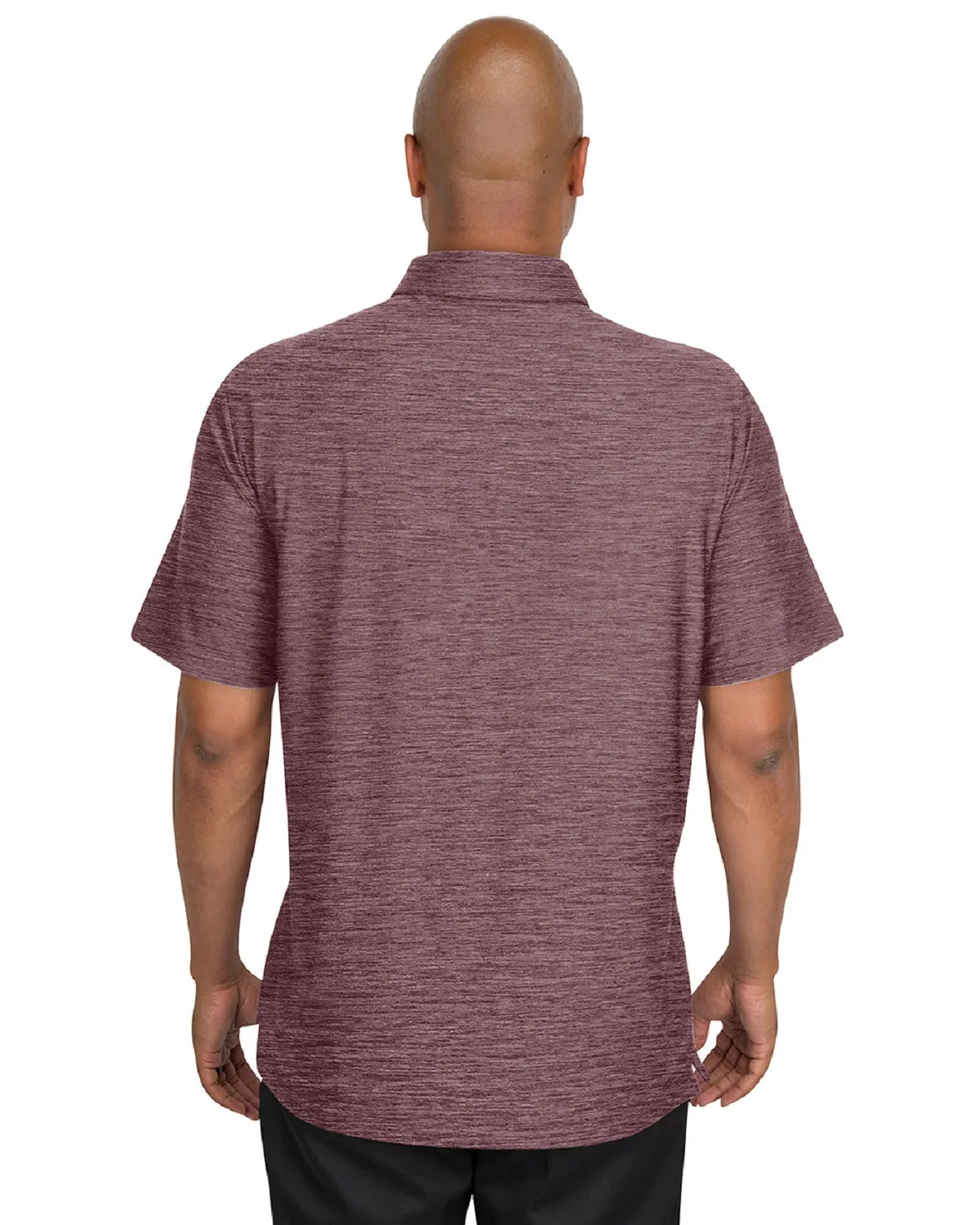 Men’s Big & Tall Heathered Golf Polo Shirt
