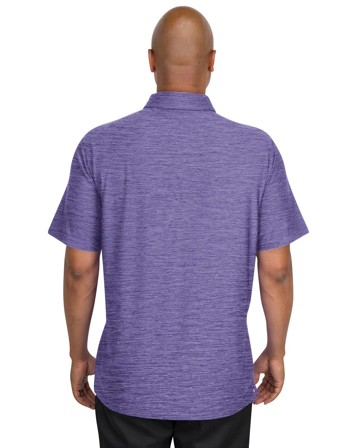 Men’s Big & Tall Heathered Golf Polo Shirt
