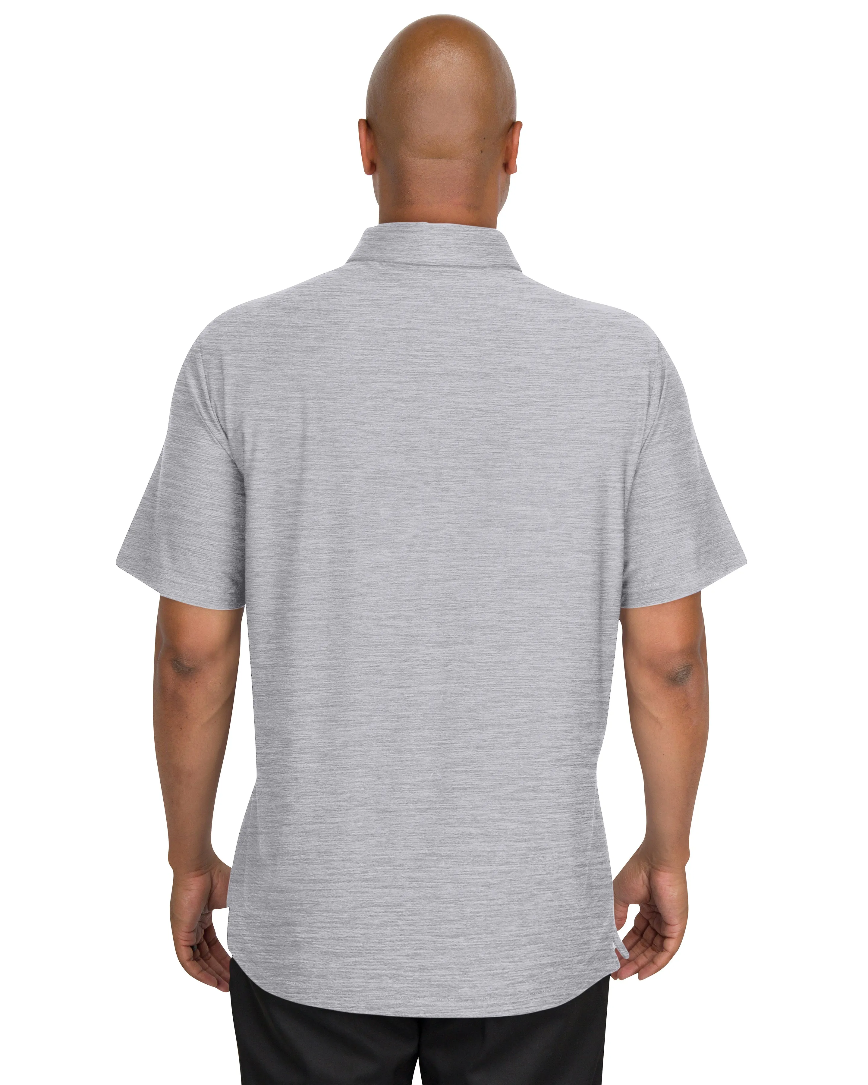 Men’s Big & Tall Heathered Golf Polo Shirt