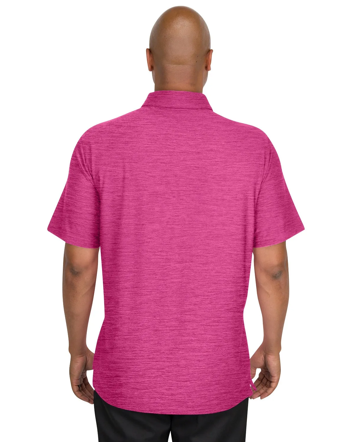 Men’s Big & Tall Heathered Golf Polo Shirt