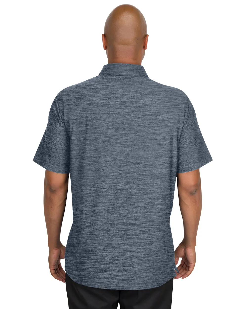 Men’s Big & Tall Heathered Golf Polo Shirt