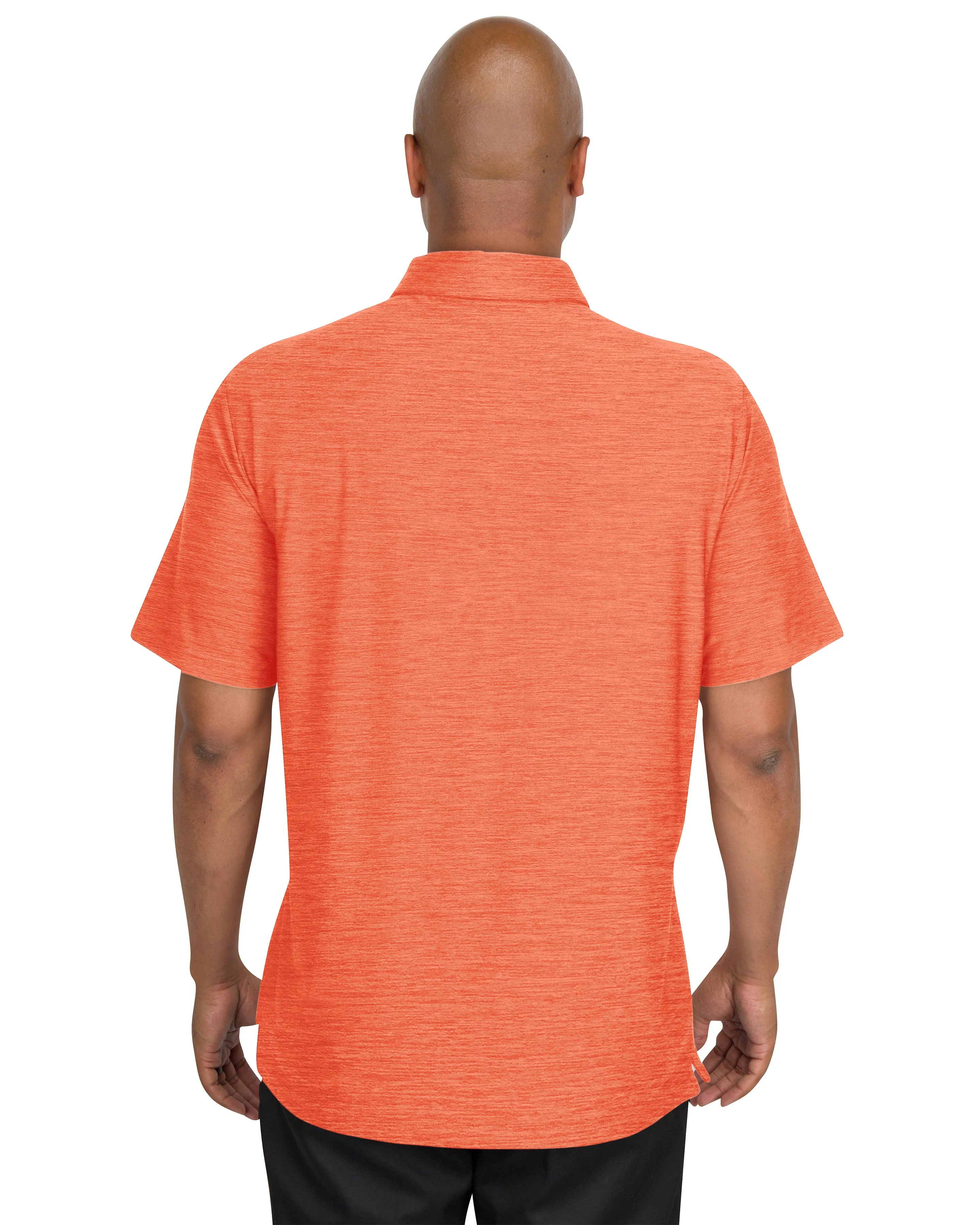 Men’s Big & Tall Heathered Golf Polo Shirt