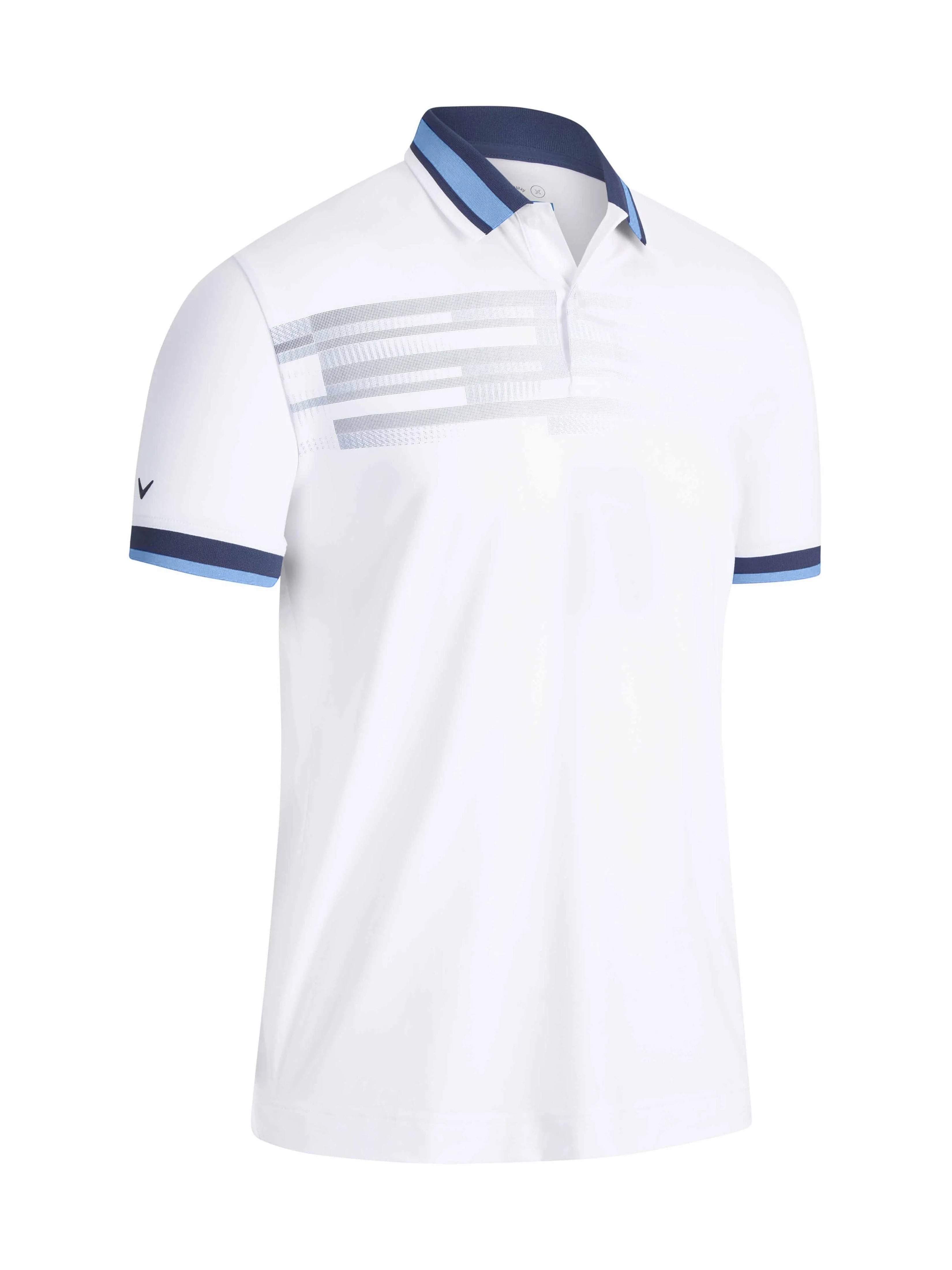 Mens Callaway X Engineered Printed Stripe Polo