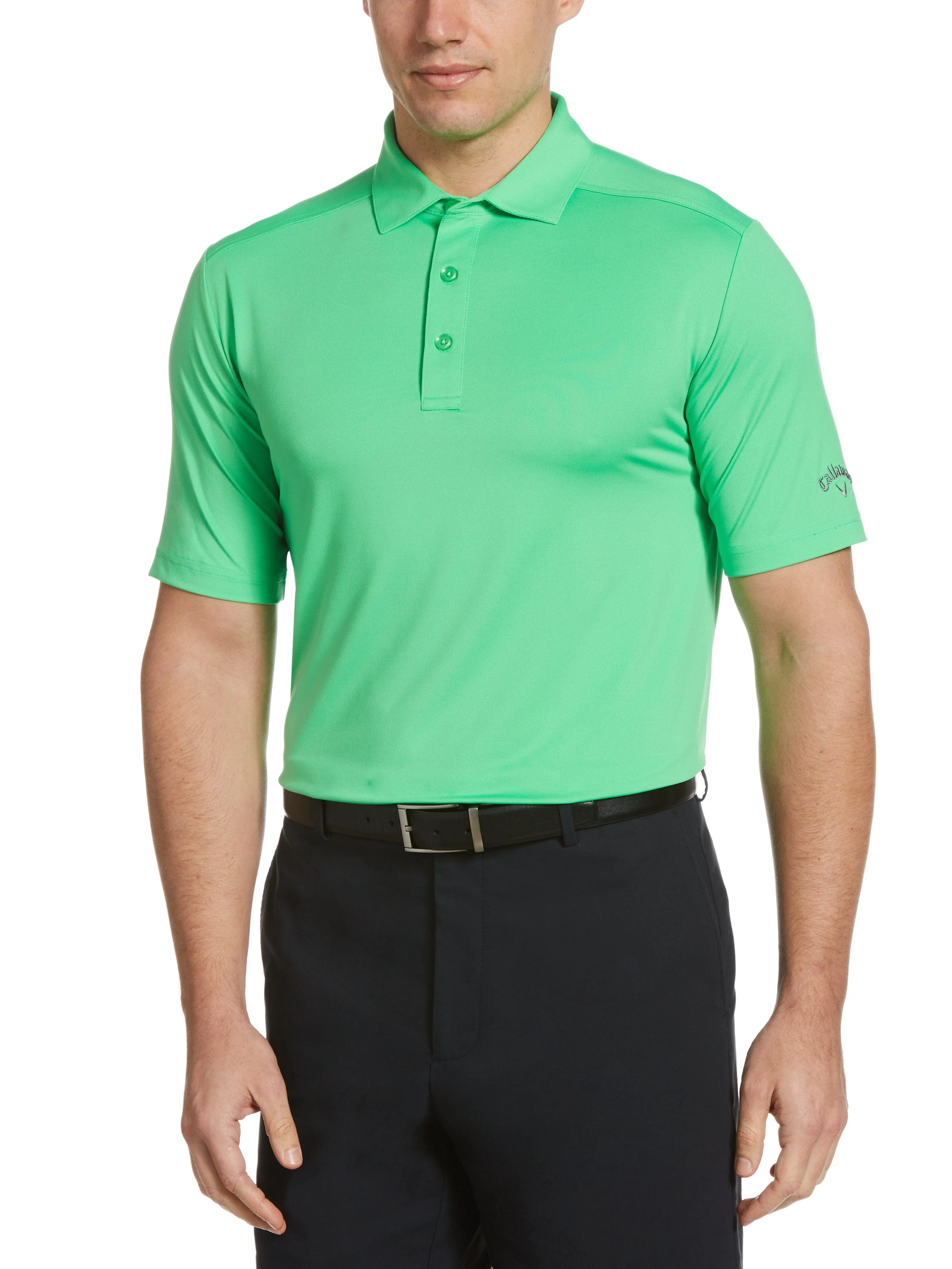 Mens Cooling Micro Hex Polo
