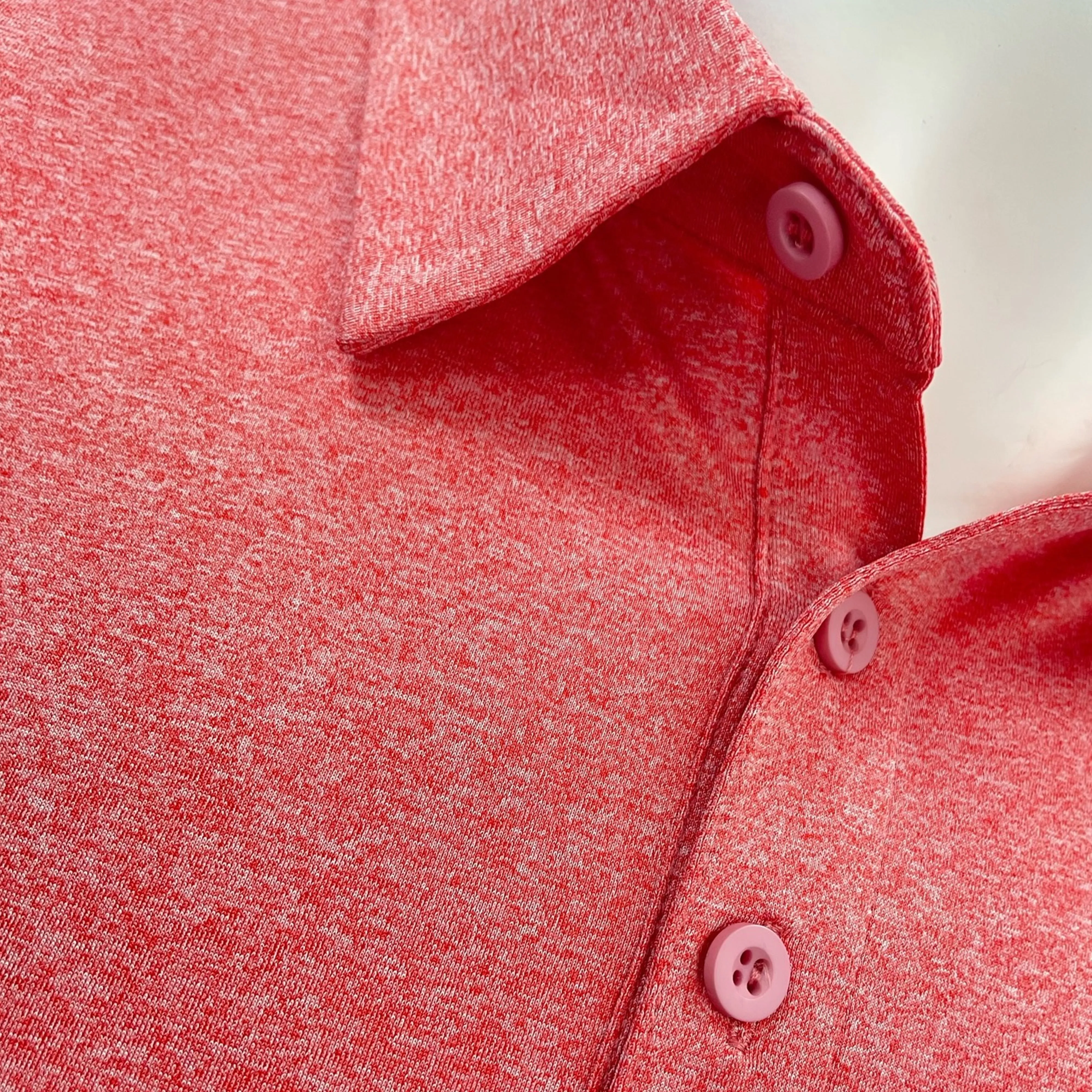 Men's Dry Fit Golf Polo - Charcoal Marl