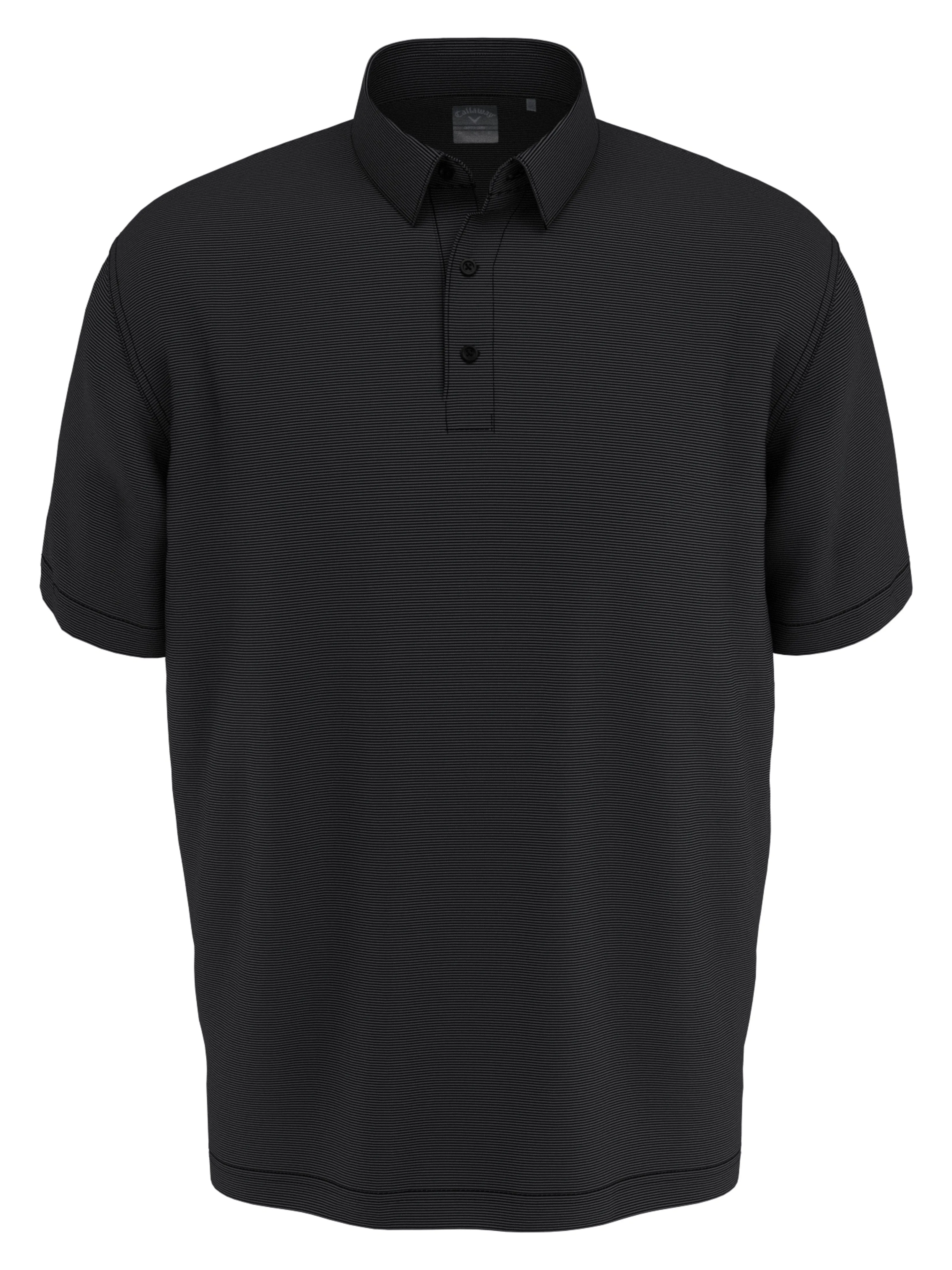 Mens Fine Line Stripe Polo