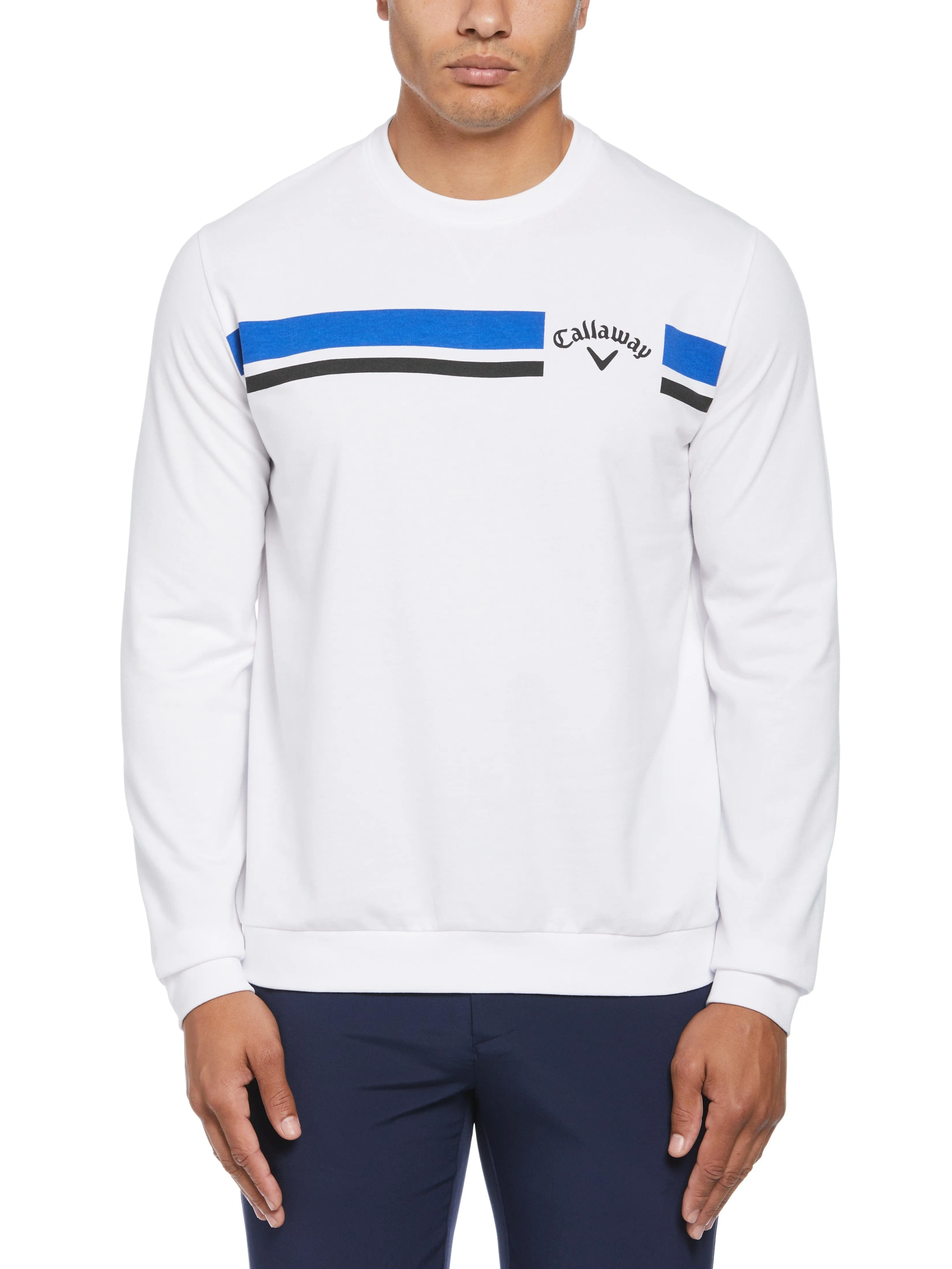 Mens Golf Print Golf Sweatshirt