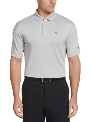 Mens Heathered Polo