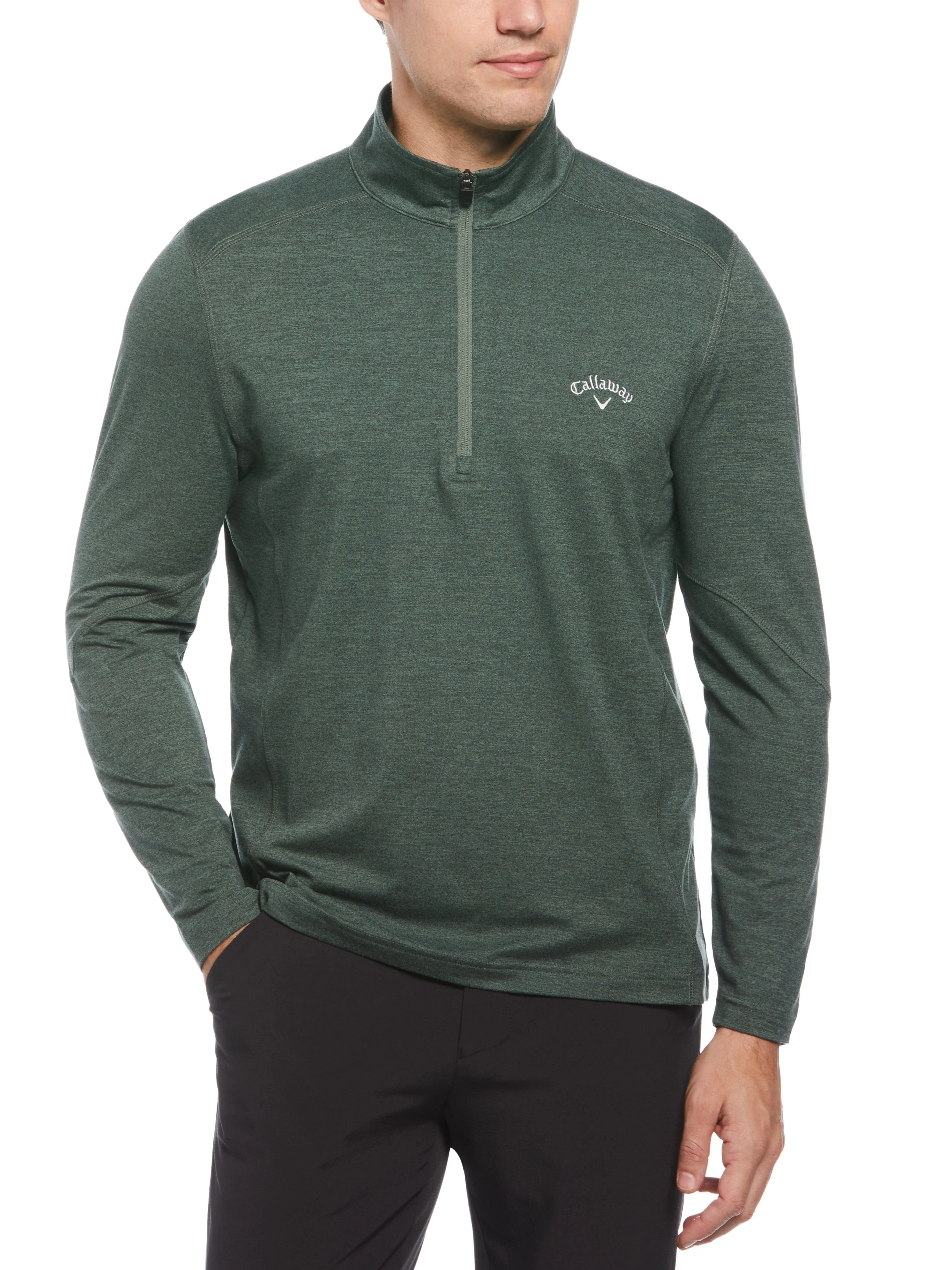 Mens Lightweight Quarter Zip Golf Pullover