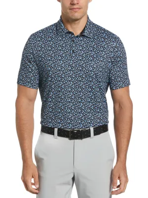 Men's Polaroid Confetti Print Golf Polo