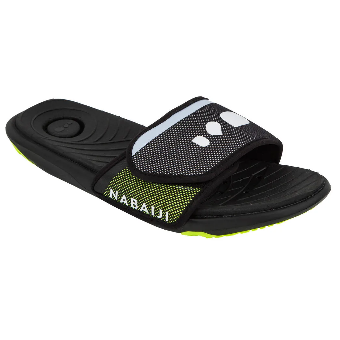 Men's Pool Sandals SLAP 900 SOFT Black Yellow