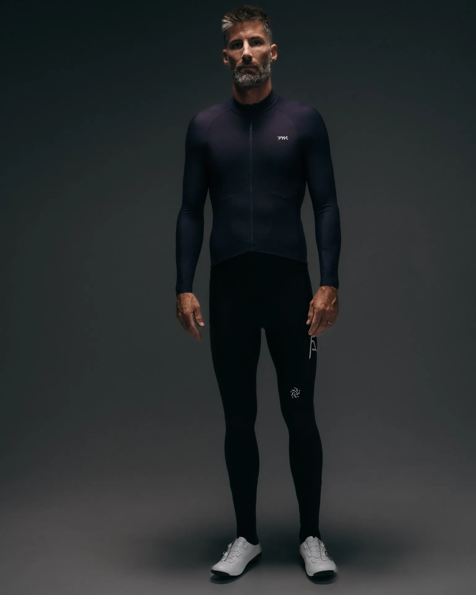 Mens Pro Midweight Thermal Jersey - PM Indigo