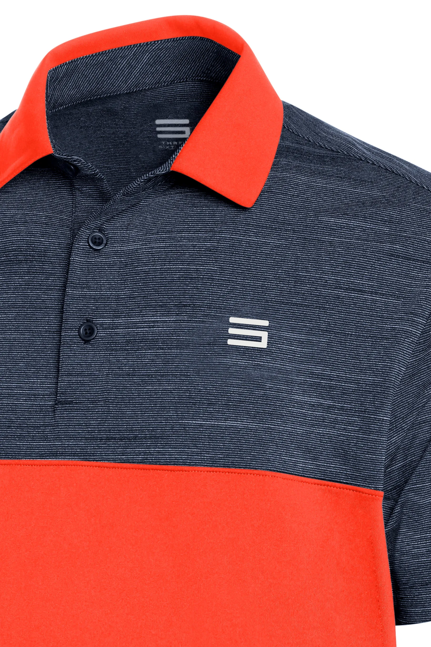 Men's Two-Tone Heathered Dry-Fit Golf Polos - Additional Colors