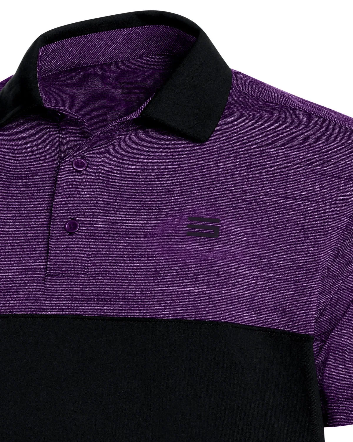 Men's Two-Tone Heathered Dry-Fit Golf Polos - Additional Colors