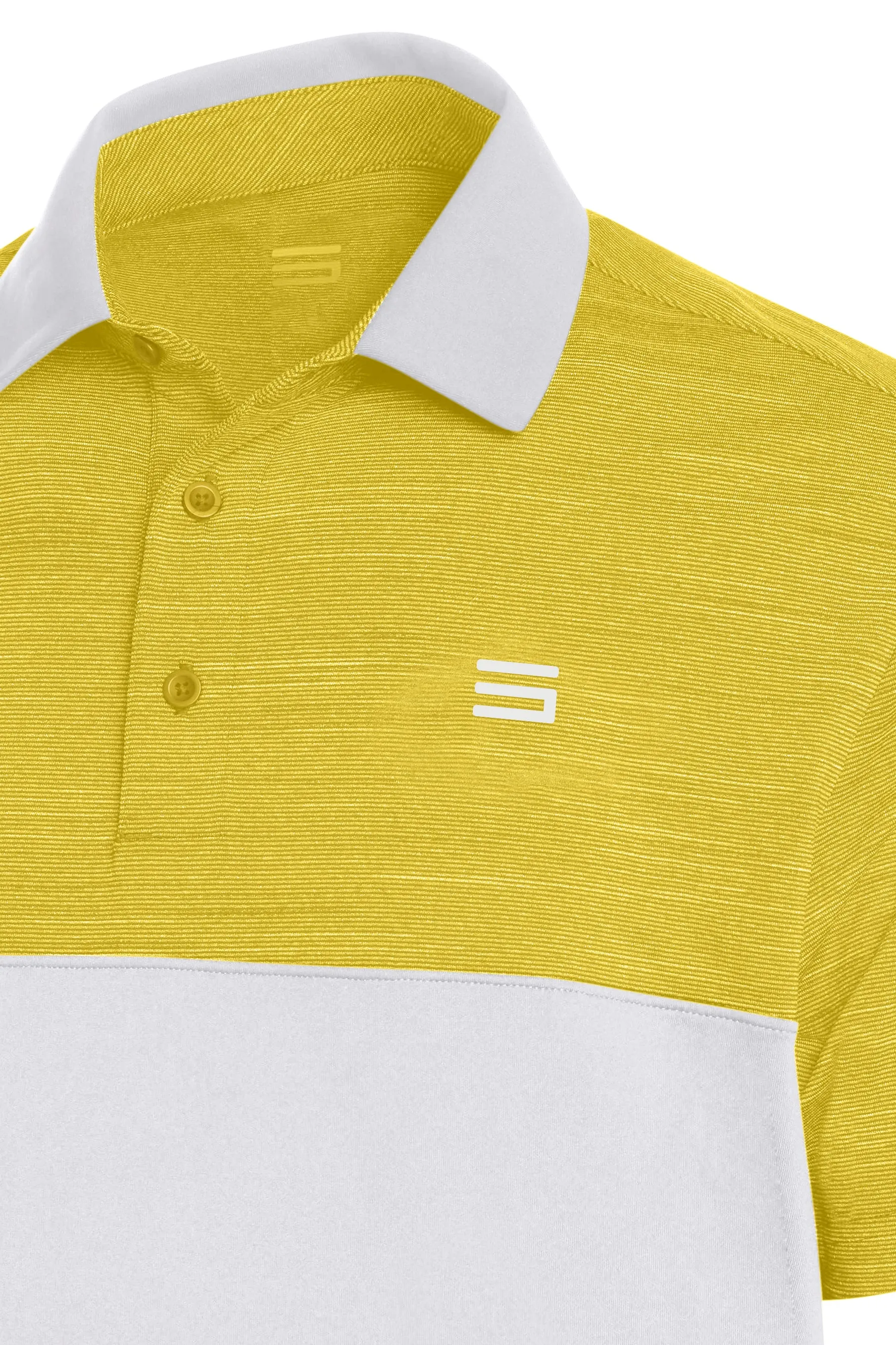 Men's Two-Tone Heathered Dry-Fit Golf Polos - Additional Colors