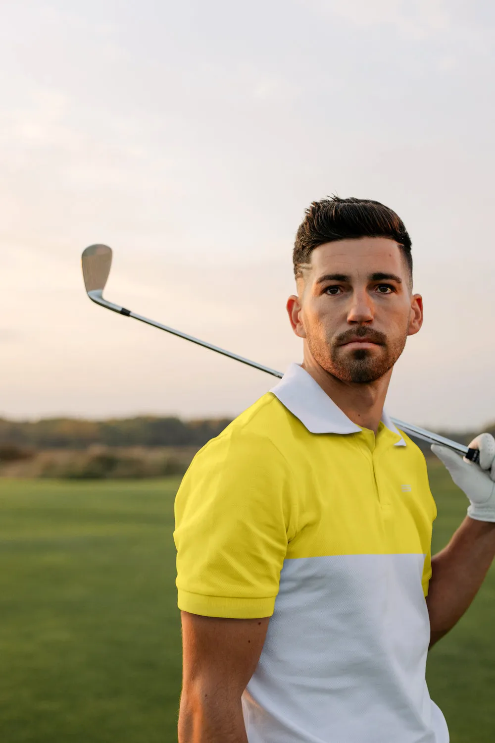 Men's Two-Tone Heathered Dry-Fit Golf Polos - Additional Colors