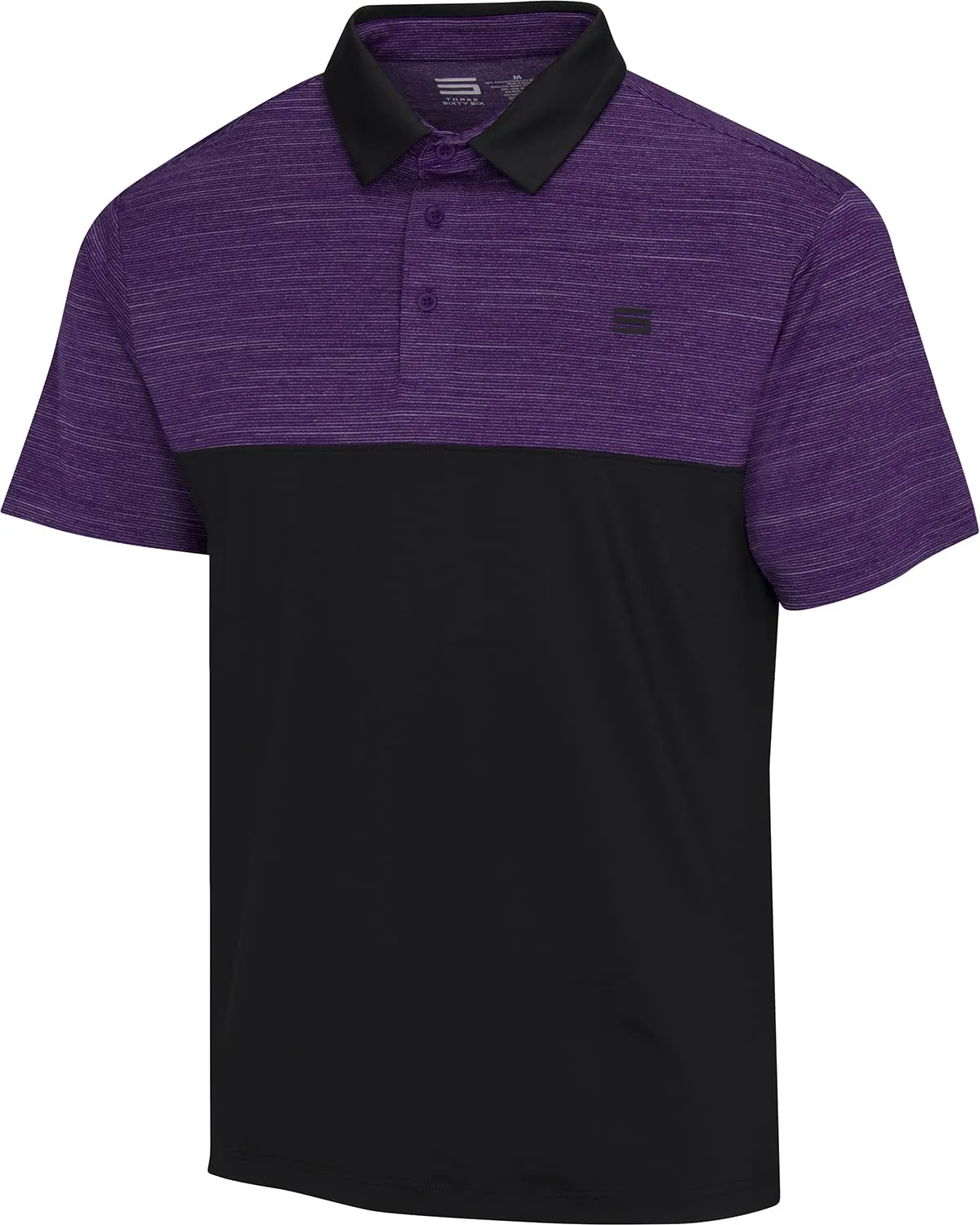 Men's Two-Tone Heathered Dry-Fit Golf Polos - Additional Colors