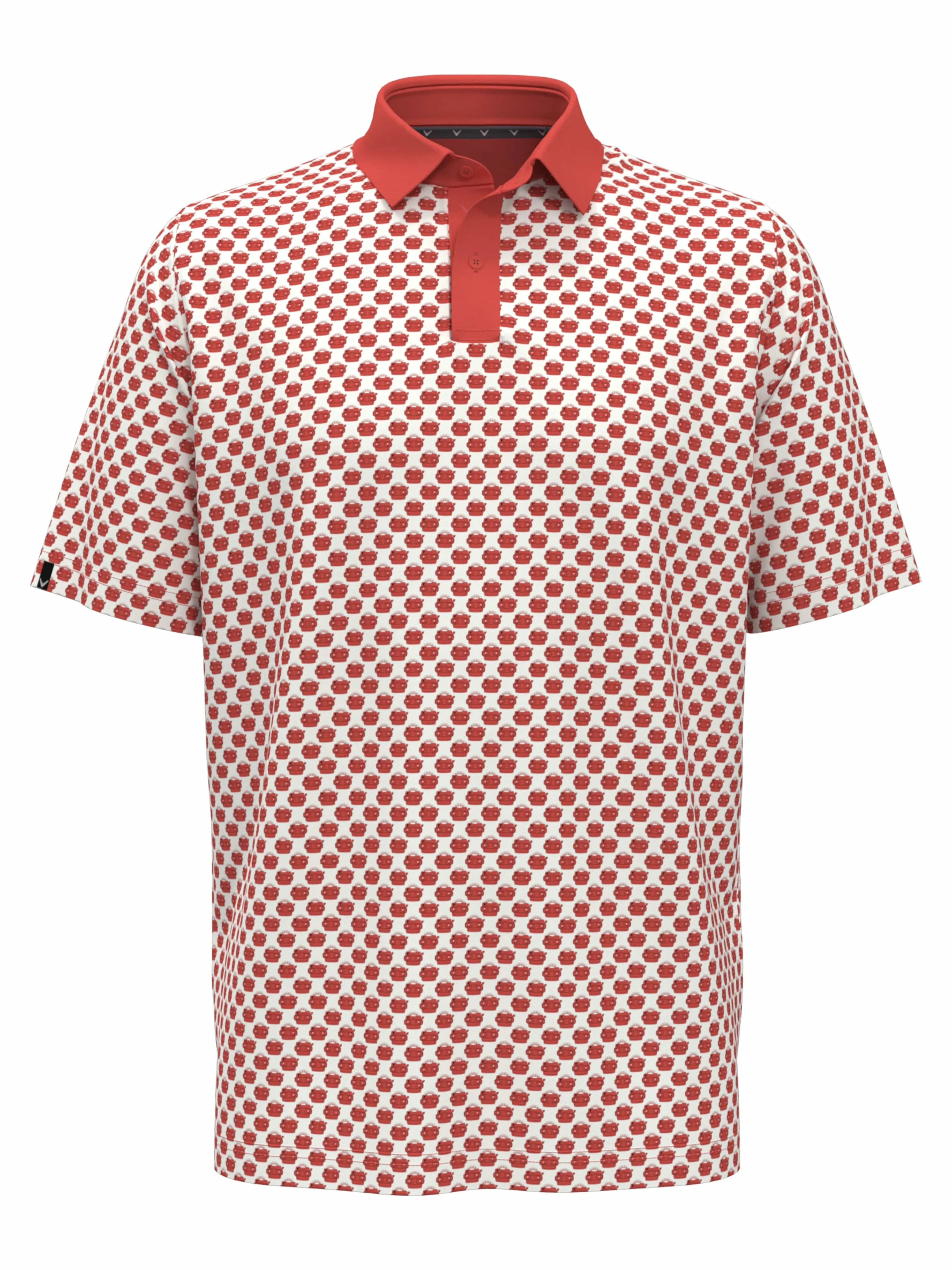 Men's View Master Print Golf Polo