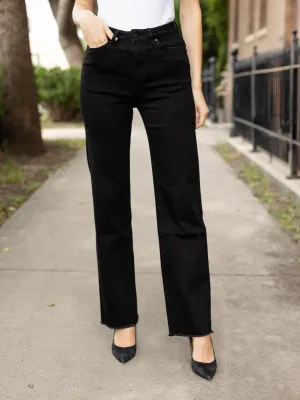 MICA Black Cat High Rise Slim Wide