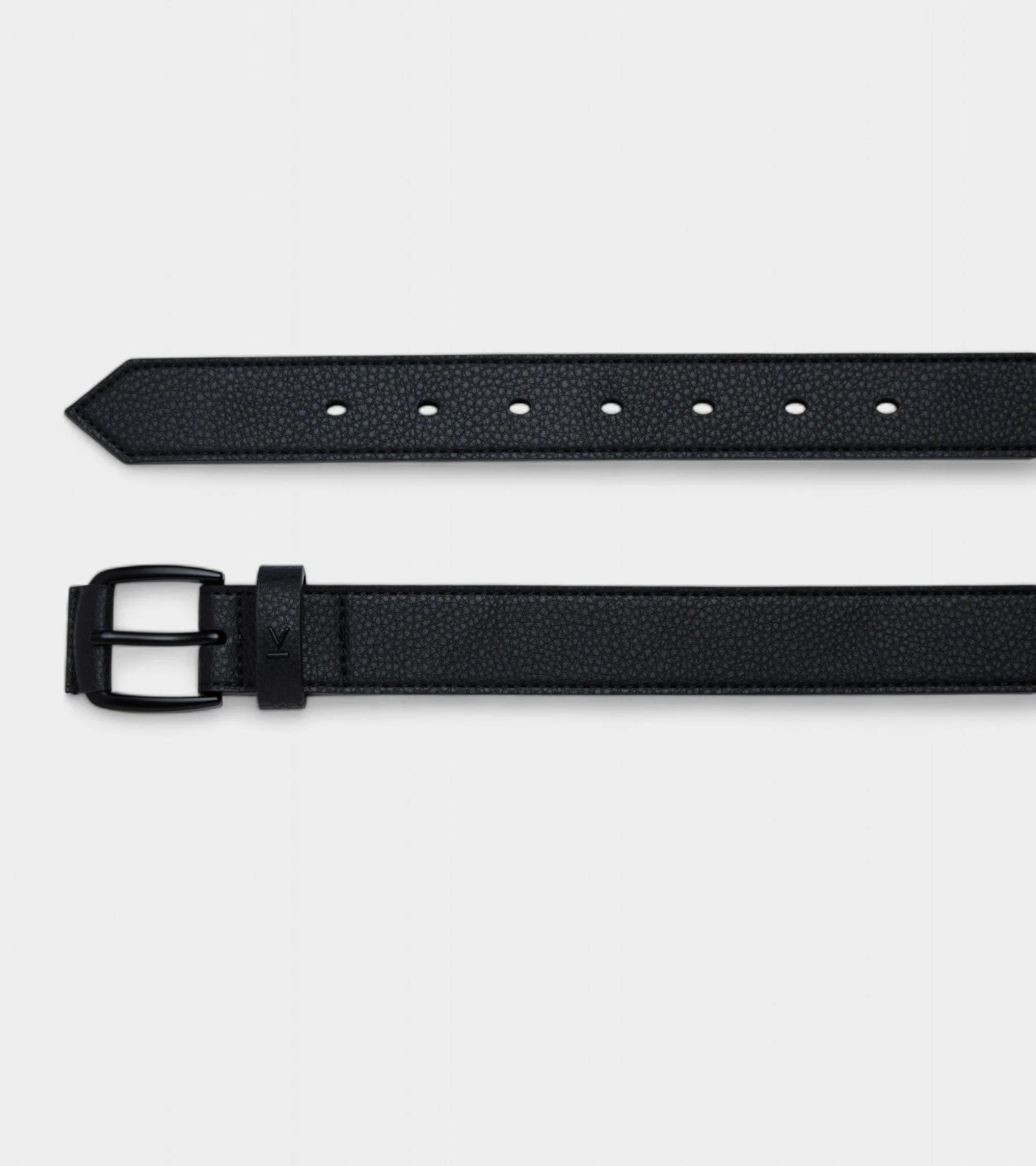 Milo Unisex Vegan Bio-Based Bamboo Contrast Belt | Black