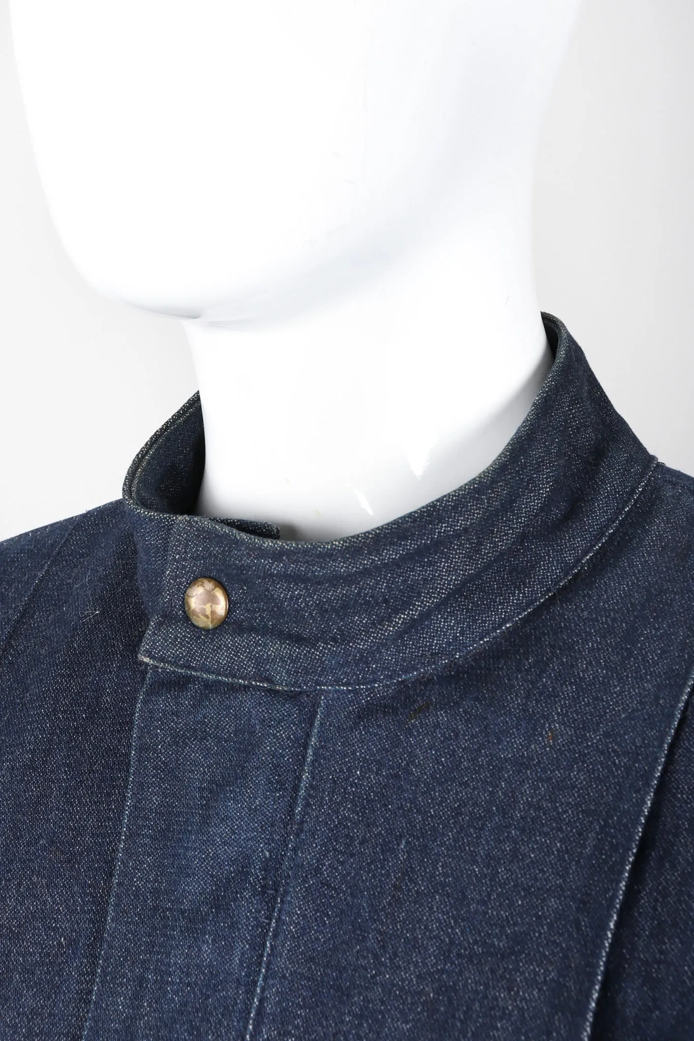 Mink Denim Bomber