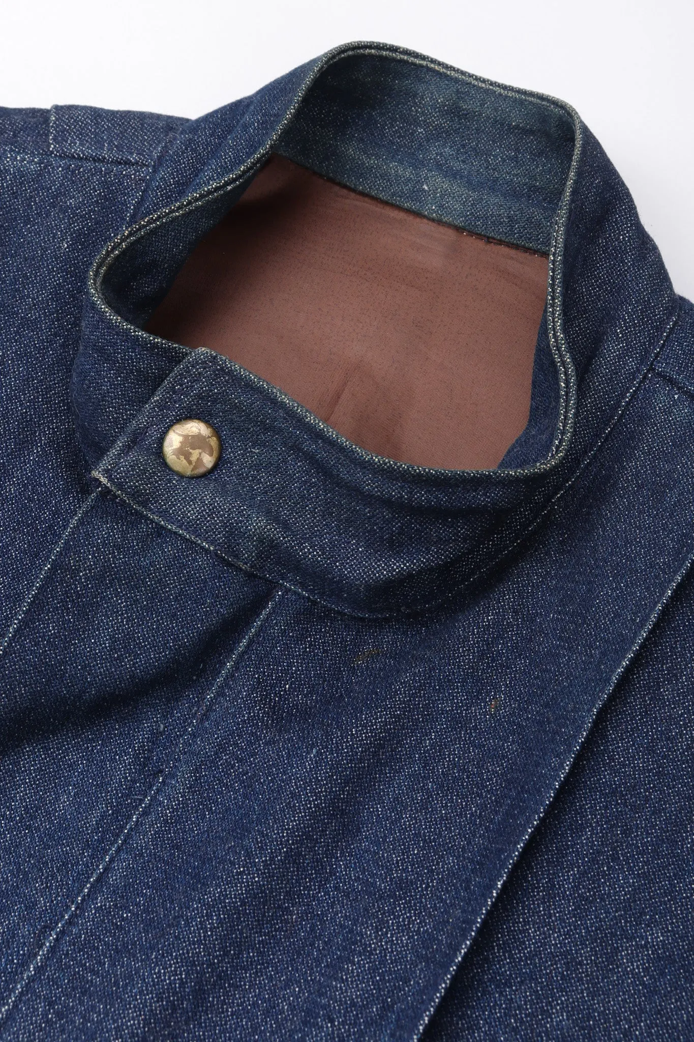 Mink Denim Bomber