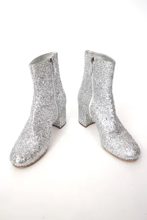 Miu Miu Glitter Ankle Boots