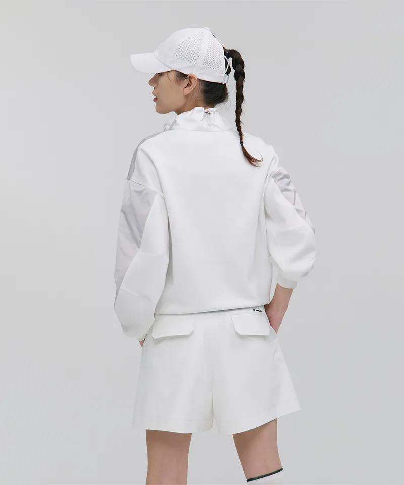 Monday Flow String Ponytail Cap - White