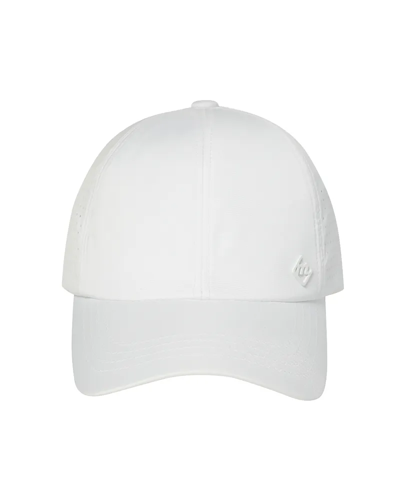 Monday Flow String Ponytail Cap - White