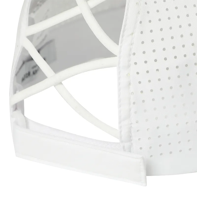 Monday Flow String Ponytail Cap - White